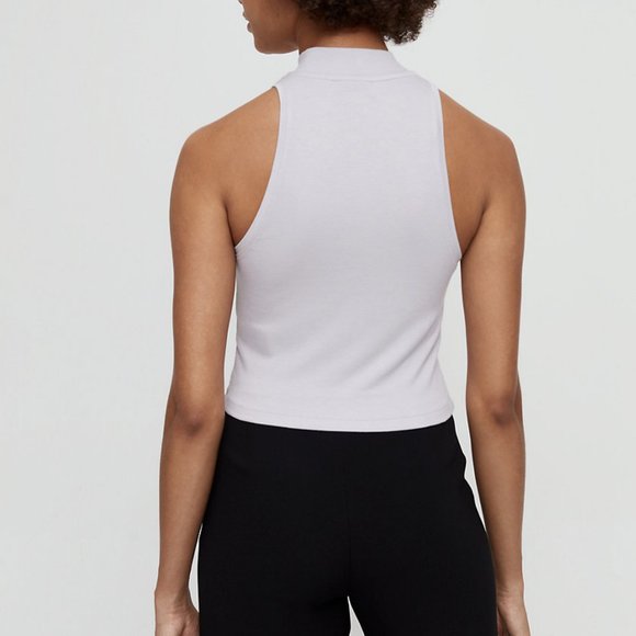 ⚡️3/$50 • Babaton • Pomona Mock Neck Halter Tank Top Sz XXS - Picture 4 of 9